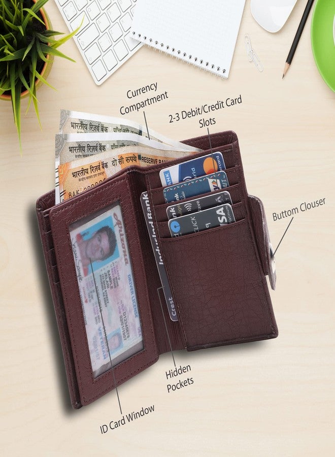 TNW Unisex Traveller Wallet Articial Leather with 6 Card Slots,2 Cash Compartments - Image 2